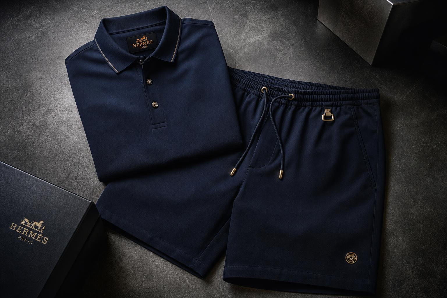 Featured drop — Hermes shorts set